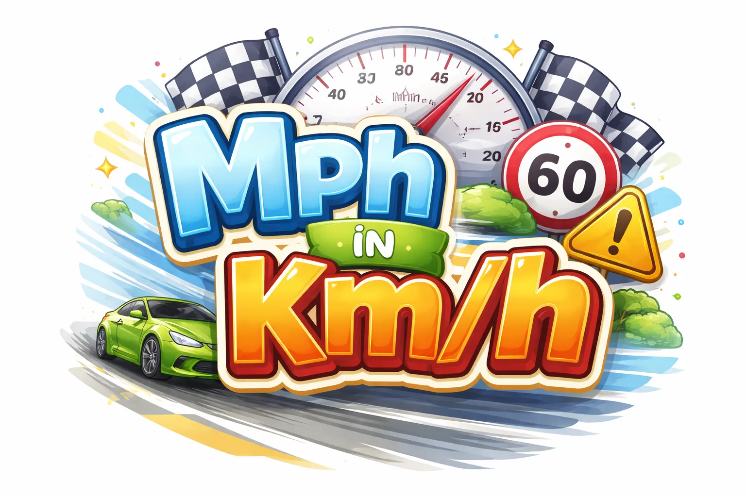 MPH in kmH Formel, Tabelle & schnelle Faustregeln